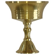 Świecznik złoty mosiężny świeczysto candles 4,5 cm 1 miejsce na świecę