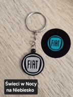 Breloczek Fiat - Świeci w Nocy! 3d -Druk3d fidget Keychain mixGadzet