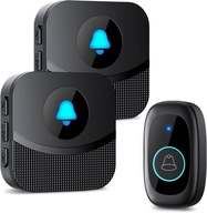 DZWONEK BEZPRZEWODOWY DO DRZWI WODOSZCZELNY 200M DUŻY ZASIĘG