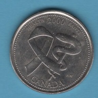 (2KA46) Kanada 25 centów, 2000