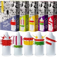 ZESTAW POTĘGUJĄCYCH Prezerwatyw EGZO z WYPUSTKAMI I KOLCAMI - 5 szt.