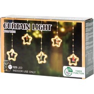 Świąteczna Kurtyna LED z Efektem 3D – 125 Światełek