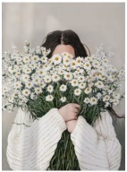 Plakat „Floral Muse” – Minimalistyczny Plakat Artystyczny