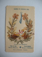 BOŻE NARODZENIE KWIATY Z ZIEMI ŚWIĘTEJ przedw. ŚW. OBRAZEK-RELIKWIA.