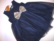 LUCIE & COCO 3-4 L. SUKIENKA WIZYTOWA TIUL CEKINKI CUDO NOWA!!