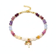 Bransoletka „7 Darów i 7 Życzeń” Kamienie Naturalne i Drzewo Życia