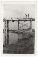 Łęg Nurski k/ Nur, Ostrów Mazowiecka. Most p/ Bug. 1941