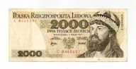 2000 zł. 1977r. ser.C
