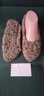 8 Kapcie balerinki handmade roz.39 NOWE ręcznie robione