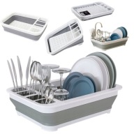 SUSZARKA OCIEKACZ NA SZTUĆCE TALERZE DO NACZYŃ SILIKONOWA KUBKI