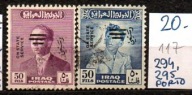 Irak 117 , nr 294, 295 , porto