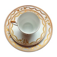 Secesyjne trio śnadaniowe Pinkenhammer - Czechosłowacja, sygn. 1918 - 38.