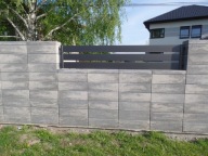 Ogrodzenie betonowe, pustak gładki, bloczek Combet PG54x22x16 Multi 5