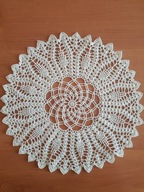 SERWETA SERWETKA SZYDEŁKOWA Z KORDONKA /RĘKODZIEŁO ROBÓTKI RĘCZNE SZYDEŁKO