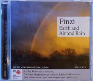 Finzi Earth And Air And Rain EX UK CD Irl