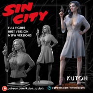 Żywica figurka Eva Green "Sin City" 1/10