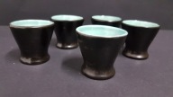 5 x kieliszki ceramika Bo Borstrom design