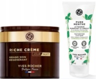 Yves Rocher 1 x Riche Creme Dzień /Noc 75ml + Maseczka oczyszczająca 75ml