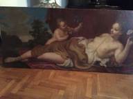 OBRAZ OLEJNY ok.1550 ROK ,,VENUS I KUPIDYN,,
