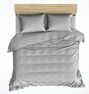 pościel z flaneli 140x200 + 1x70x80 guzik F 236 szara