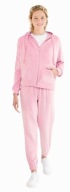 DRES DAMSKI KOMPLET BLUZA I SPODNIE RÓŻOWY L