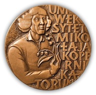 Medal Uniwersytet Mikołaja Kopernika w Toruniu 1976 Mikołaj Kopernik