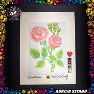 Rysunek kwiatów - autor Dawid Chamko - Sztab WOŚP Żegocina