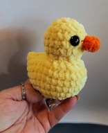 Kaczka kaczuszka gniotek maskotka duck handmade zestaw na walentynki