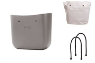 Torebka O bag Standard Outlet Szara organizer naturalny i dł czarne Obag