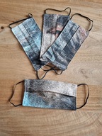 4 maseczki bawełniane wielorazowe NOWE