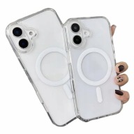 Plecki Pokrowiec Etui MagSafe do Apple iPhone 12 PRO MAX clear -transparent