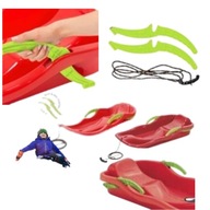 PLASTIKOWE SANKI ŚLIZG SZNUREK HAMULEC