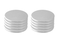 Magnesy neodymowe 10×2 mm – komplet 10 sztuk, kuchnia i biuro