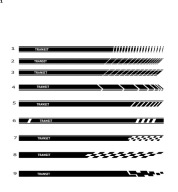 ford transit naklejki sportowe pasy