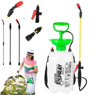 OPRYSKIWACZ CIŚNIENIOWY RĘCZNY 5L PLECAKOWY DO CHEMII REGULOWANY LANCA 81CM