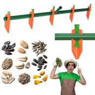 ZNACZNIK OGRODOWY 5 ZĘBNY DO SIEWU WYZNACZNIK GRZĄDEK REGULOWANY DUŻY