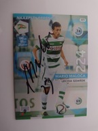 Karta panini autograf Lechia sezon 2015/16 Mario Maloca Najlepszy Obrońca