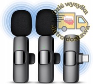 Bezprzewodowy Mikrofon Lavalier IPhone, Android, USB-C Plug & Play