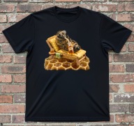 Koszulka z pszczołą T-shirt z pszczołami na leżaku Rozmiary w opisie