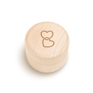 Drewniane pudełko na biżuterię – Tangled Hearts (Lakierowane)