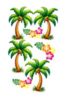 WYDRUK CUKROWY OPŁATEK NA TORT LILO I STICH STITCH + POSTACI+ TEKST palmy