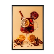 Plakat 30x40 poster ,Święta ,kuchnia,ozdoba,-Grzaniec