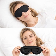 OPASKA NA OCZY DO SPANIA MASKA ZACIEMNIAJĄCA 99% ŚWIATŁA REGULOWANA KOBIETY