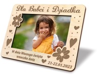 Ramka DREWNIANA na zdjęcie DZIEŃ BABCI I DZIADKA