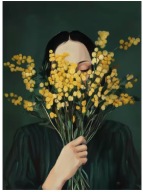 Plakat „Floral Muse” – Minimalistyczny Plakat Artystyczny