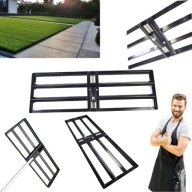 NIWELATOR TERENU RĘCZNY POD SIANIE TRAWY PIASKOWANIE METALOWY 90 NA 30 CM