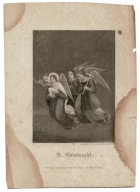 OBRAZEK ŚWIĘTY BOŻE NARODZENIE ANIOŁY DZIECIĄTKO JEZUS KRZYŻ RELIGIA