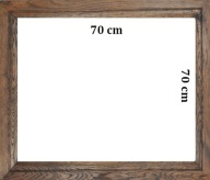 Rama dębowa na obraz zdjęcie plakat 70 x 70 cm