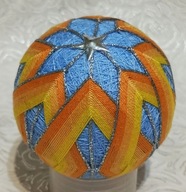 Bombka- haft temari 9cm