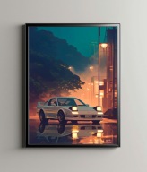 Mazda RX-7 FD3S 2 Plakat/Obraz w Ramce 40x30cm Prezent dla faceta